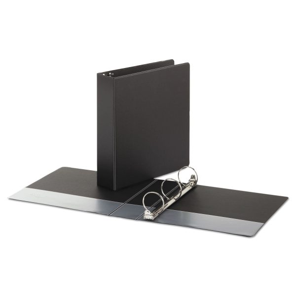 Economy Non-View Round Ring Binder, 3 Rings, 2  Capacity, 11 x 8.5, Black, 4 Pack Online now - Image 2