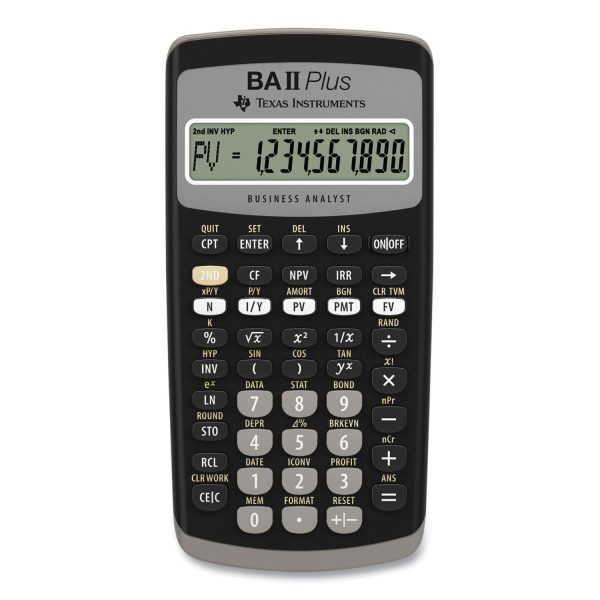 BAIIPlus Financial Calculator, 10-Digit LCD Online - Image 2