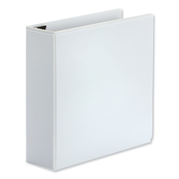 Deluxe Easy-to-Open D-Ring View Binder, 3 Rings, 3  Capacity, 11 x 8.5, White Sale