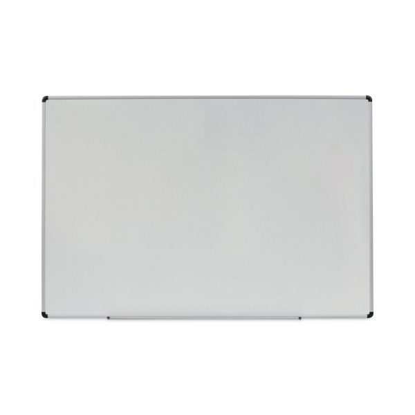 Modern Melamine Dry Erase Board with Aluminum Frame, 72 x 48, White Surface For Sale