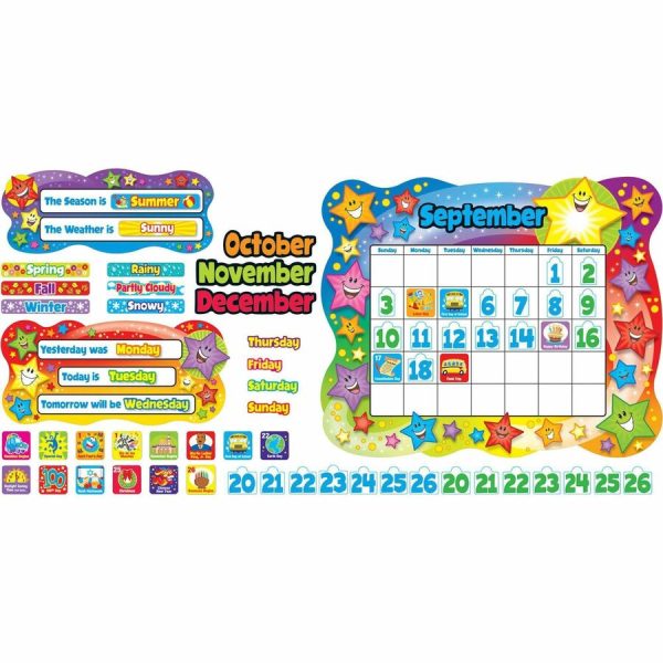 Trend Star Calendar Bulletin Board Set - Durable - 26  Height x 31.50  Width - Assorted - 1   Set For Sale - Image 2