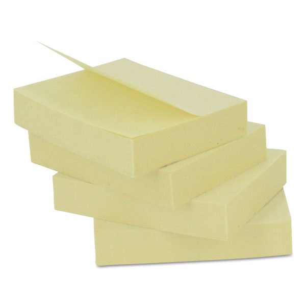 Self-Stick Note Pads, 3  x 3 , Yellow, 100 Sheets Pad, 12 Pads Pack Online Hot Sale - Image 2