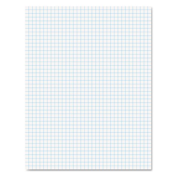 Quadrille Pads, Quadrille Rule (4 sq in), 50 White (Heavyweight 20 lb Bond) 8.5 x 11 Sheets Sale