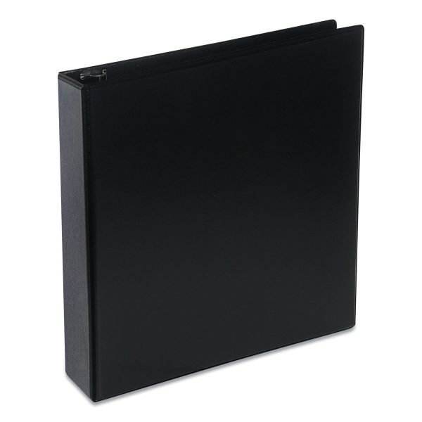 Deluxe Round Ring View Binder, 3 Rings, 2  Capacity, 11 x 8.5, Black Sale