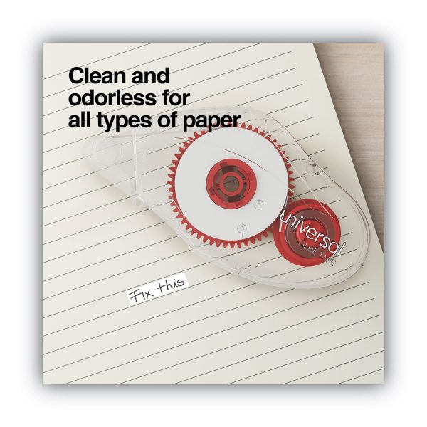 Double-sided Adhesive Tape Roller, 0.31  x 32.8 ft, Dries Clear, 2 Pack Online now - Image 5