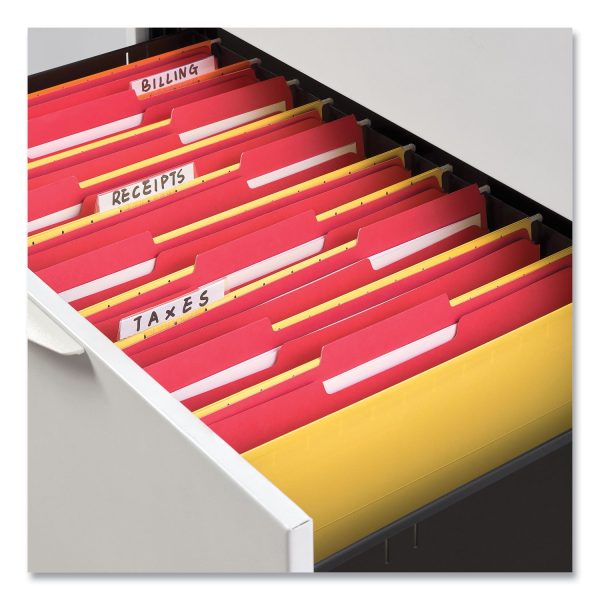 Top Tab File Folders, 1 3-Cut Tabs: Assorted, Legal Size, 0.75  Expansion, Manila, 100 Box Online - Image 4