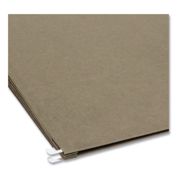 100% Recycled Hanging Pockets with Full-Height Gusset, 1 Section, 3.5  Capacity, Legal Size, Standard Green, 10 Box Cheap - Image 4