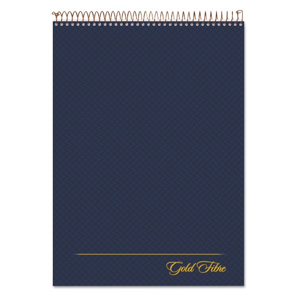 Gold Fibre Wirebound Project Notes Pad, Project-Management Format, Navy Cover, 70 White 8.5 x 11.75 Sheets Online Sale