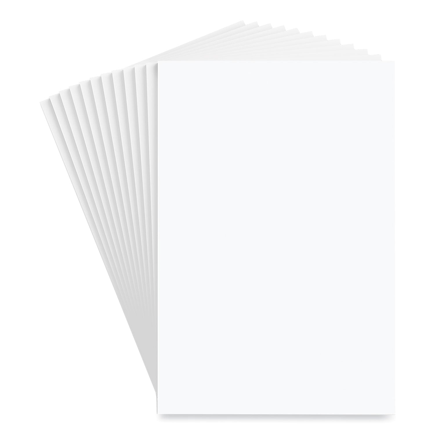 Scratch Pads, Unruled, 3 x 5, White, 100 Sheets, 12 Pack For Sale