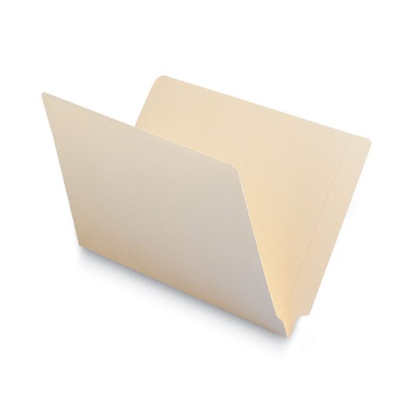 Heavyweight Manila End Tab Folders, 9.5  High Front, Reinforced Straight Tabs, Legal Size, 0.75  Expansion, Manila, 100 Box For Cheap - Image 5