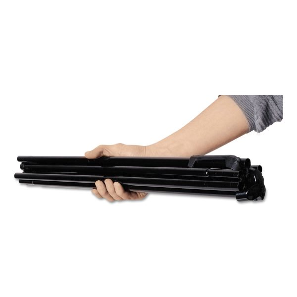 Heavy-Duty Instant Setup Foldaway Easel, Adjusts 25  to 63  High, Aluminum, Black Online now - Image 3