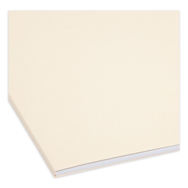 Top Tab Fastener Folders, 1 3-Cut Tabs: Right, 0.75  Expansion, 2 Fasteners, Legal Size, Manila Exterior, 50 Box Online - Image 5