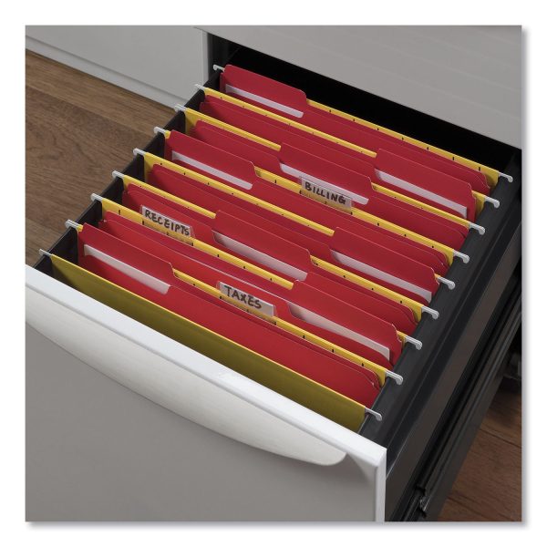 Deluxe Reinforced Top Tab Fastener Folders, 0.75  Expansion, 2 Fasteners, Letter Size, Red Exterior, 50 Box For Discount - Image 4