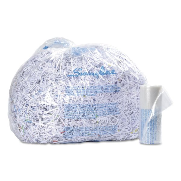 Plastic Shredder Bags for TAA Compliant Shredders, 35-60 gal Capacity, 100 Box For Cheap