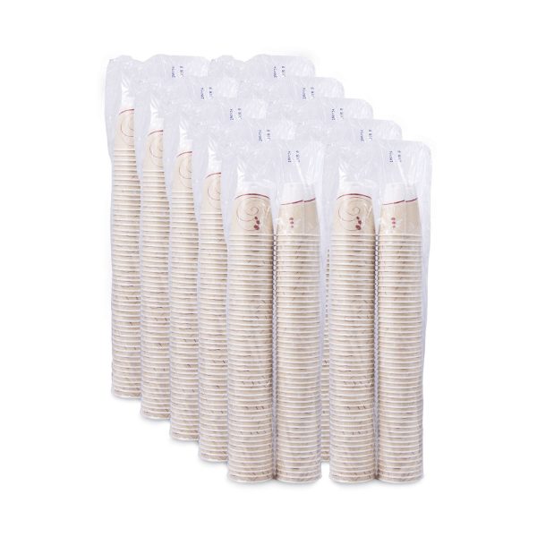 Trophy Plus Dual Temperature Insulated Cups in Symphony Design, 8 oz, Beige, 1,000 Carton For Cheap - Image 4